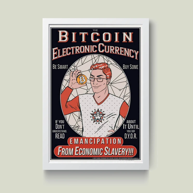 تابلو مدل the Bitcoin کد m2510-w