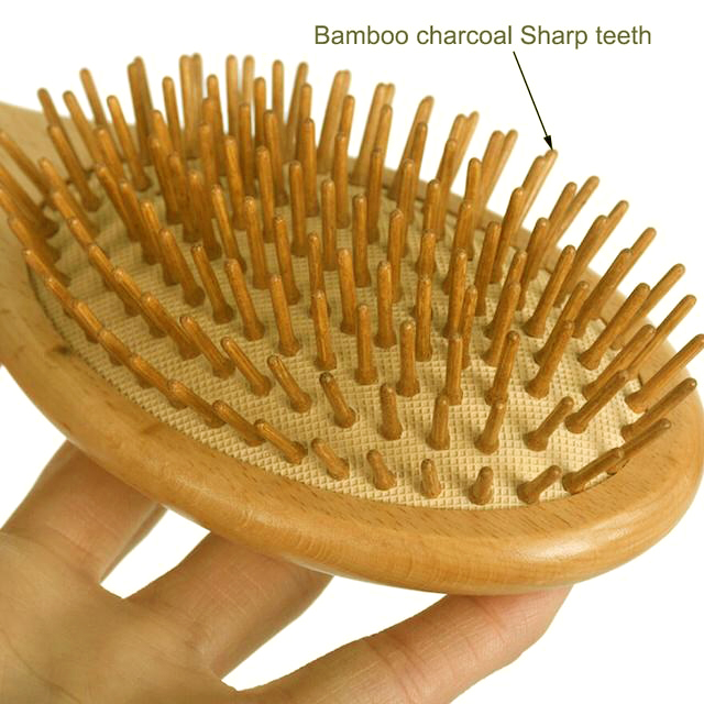 برس مو جورجینا مدل چوبی