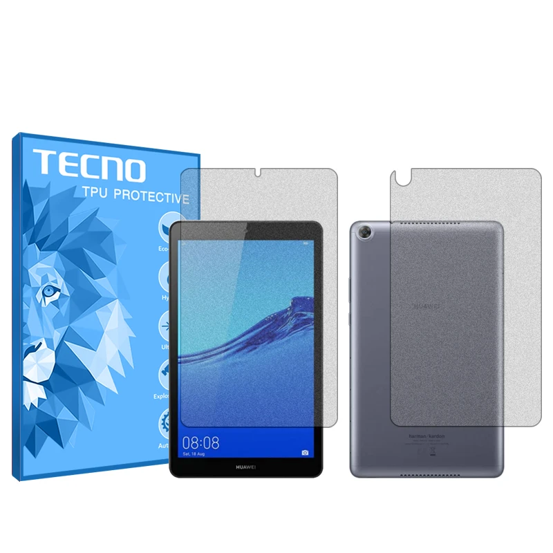 محافظ صفحه نمایش مات تکنو مدل HyMTT مناسب برای تبلت هوآوی MediaPad M5 Lite به همراه محافظ پشت تبلت