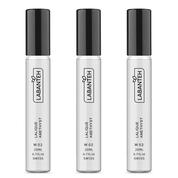 عطر جیبی زنانه لابانته مدل Lalique Amethyst حجم 20 میلی لیتر مجموعه سه عددی عطر جیبی زنانه لابانته مدل Lalique Amethyst حجم 20 میلی لیتر مجموعه سه عددی