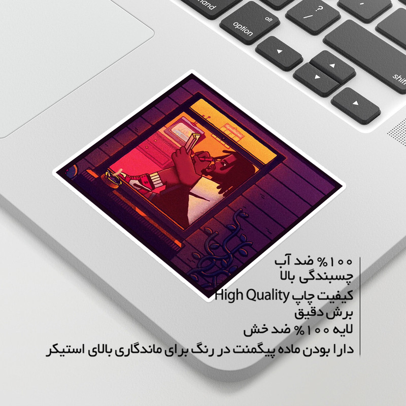 استیکر لپ تاپ ماسا دیزاین طرح man مدل STK1592