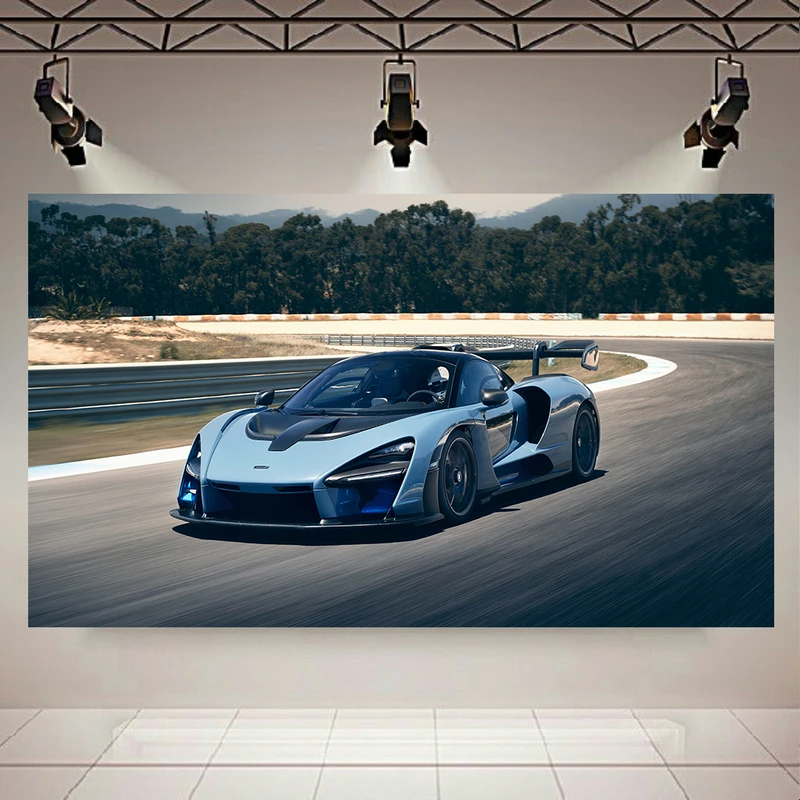 پوستر طرح ماشین مدل مکلارن Senna کد AR7740