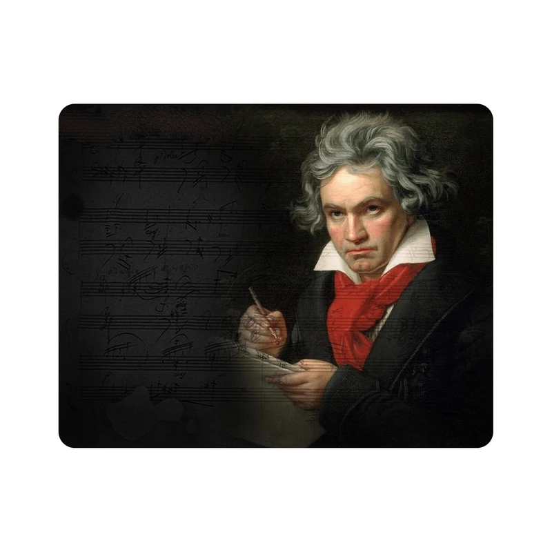 ماوس پد طرح نقاشی پرتره بتهوون از اشتیلر مدل m3018