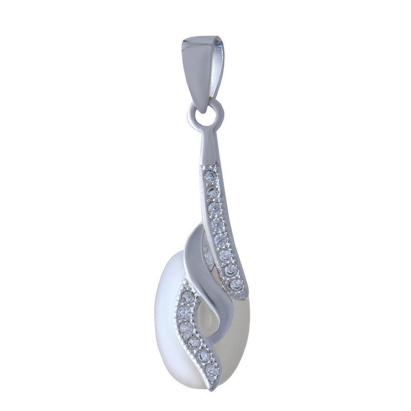 آویز گردنبند نقره زنانه بازرگانی میلادی کد PKR-099 آویز گردنبند نقره زنانه بازرگانی میلادی کد PKR-099