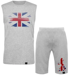 ست تاپ و شلوارک مردانه 27 طرح ENGLAND کد J26