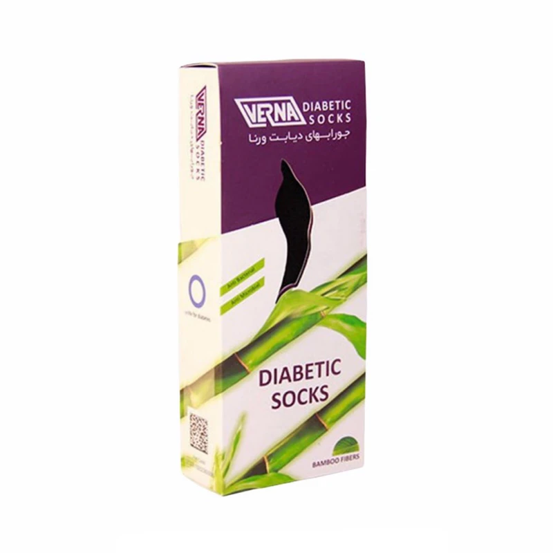 عکس شماره 4 : جوراب دیابت ورنا مدل بامبو