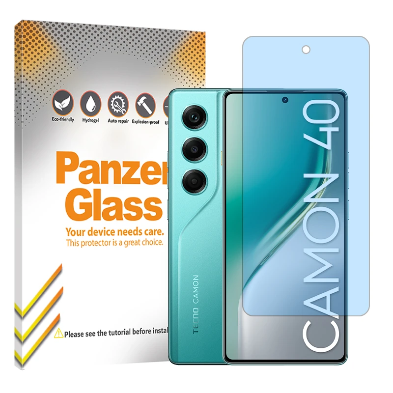 محافظ صفحه نمایش مات آنتی بلو پنزر گلس مدل هیدروژلی مناسب برای گوشی موبایل تکنو Camon 40