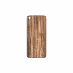 MAHOOT Light Walnut Wood Cover Sticker for Apple iPhone SE