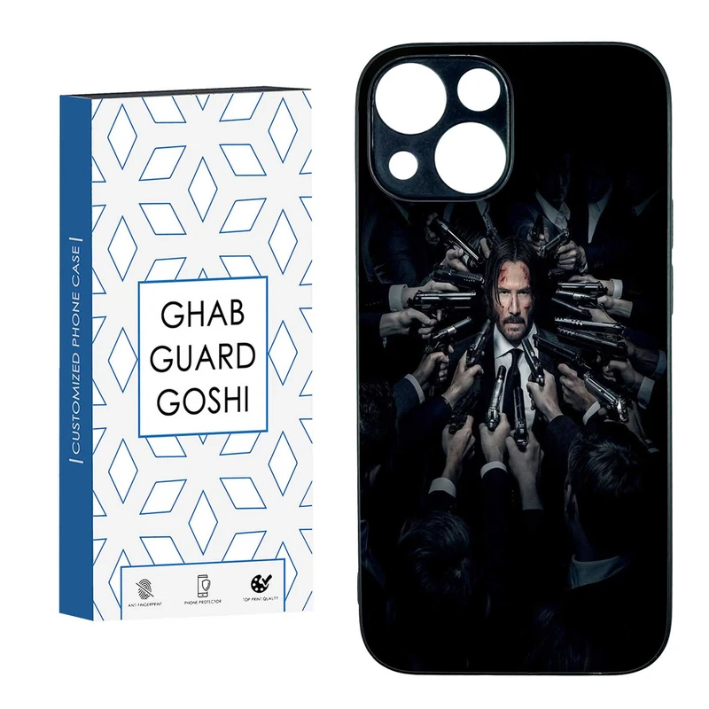 کاور قاب گارد گوشی طرح جان ویک کد TPU-219 مناسب برای گوشی موبایل اپل IPHONE 13 MINI