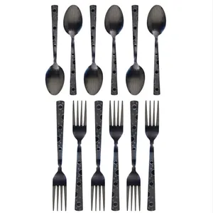 سرویس قاشق و چنگال 12 پارچه 6 نفره مدل 02