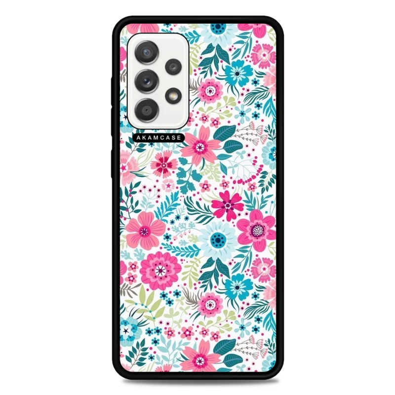 کاور آکام مدل AMC-WSGA52-FLOWERS2 مناسب برای گوشی موبایل سامسونگ Galaxy A52