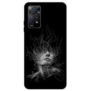 Megafone Face Sketch 7423 Cover For Xiaomi Redmi Note 11 Pro 4G / 5G