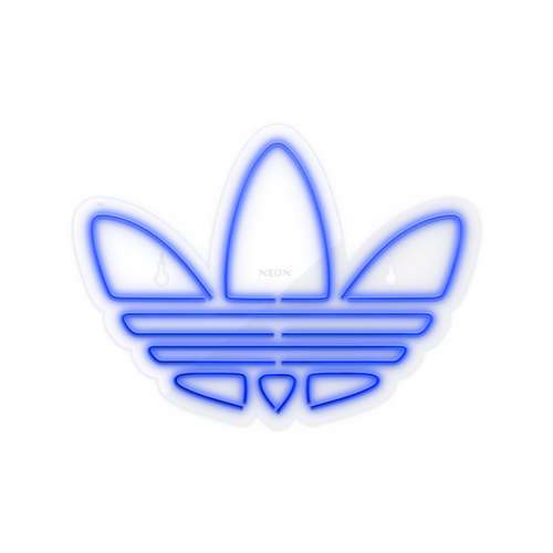چراغ دیواری نئون دیزاین طرح Adidas-Logo_BL