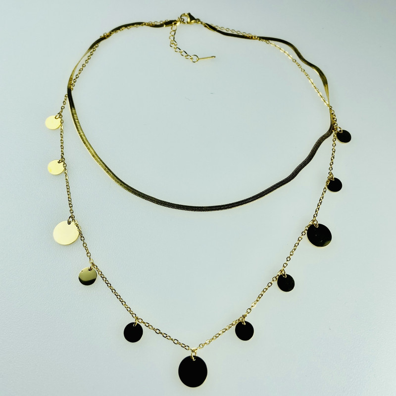 گردنبند دخترانه مدل سکه ای گردنبند دخترانه مدل سکه ای