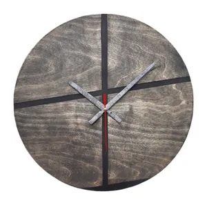 ساعت دیواری مدل تمام چوب