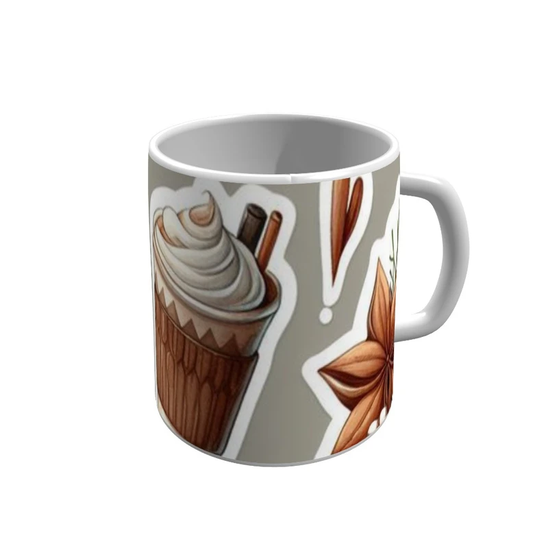 ماگ پاد آفرین مدل بستنی شکلاتی کدm76