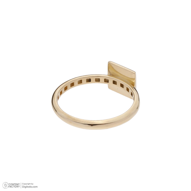 انگشتر طلا 18 عیار زنانه گلدم مدل چشم R-3090104 - 6