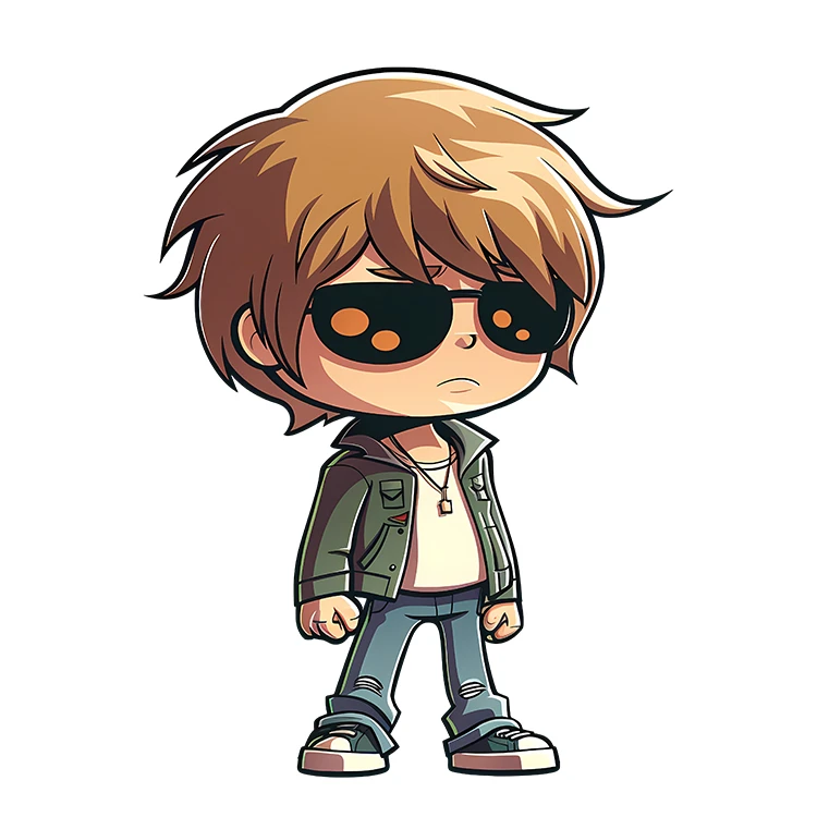 استیکر پارچه و لباس پاد آفرین مدل کارتونی کیوت فانتزی پسرانه کد S4044