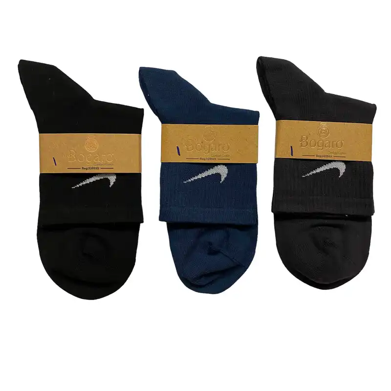 جوراب ورزشی مردانه مدل نانو مجموعه 3 عددی