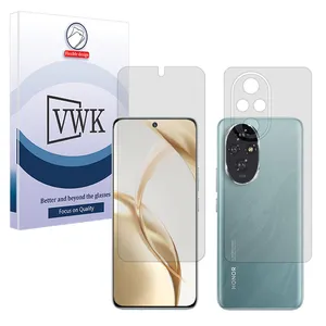 VWK Tough model matte screen protector suitable for Honor 200 mobile phone along with the back protector