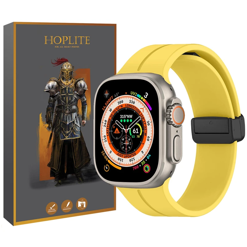 بند هاپلایت مدل Magnetic-ORG-HL مناسب برای ساعت هوشمند ویرفیت BW8 Ultra