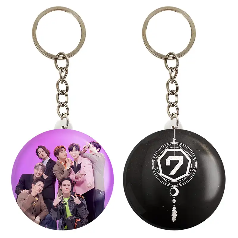 جاکلیدی خندالو مدل گروه گات سون GOT7 کد 2102621028 مجموعه 2 عددی