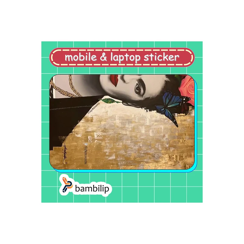 استیکر بامبیلیپ مدل کارت عابر طرح فریدا کد 9049596
