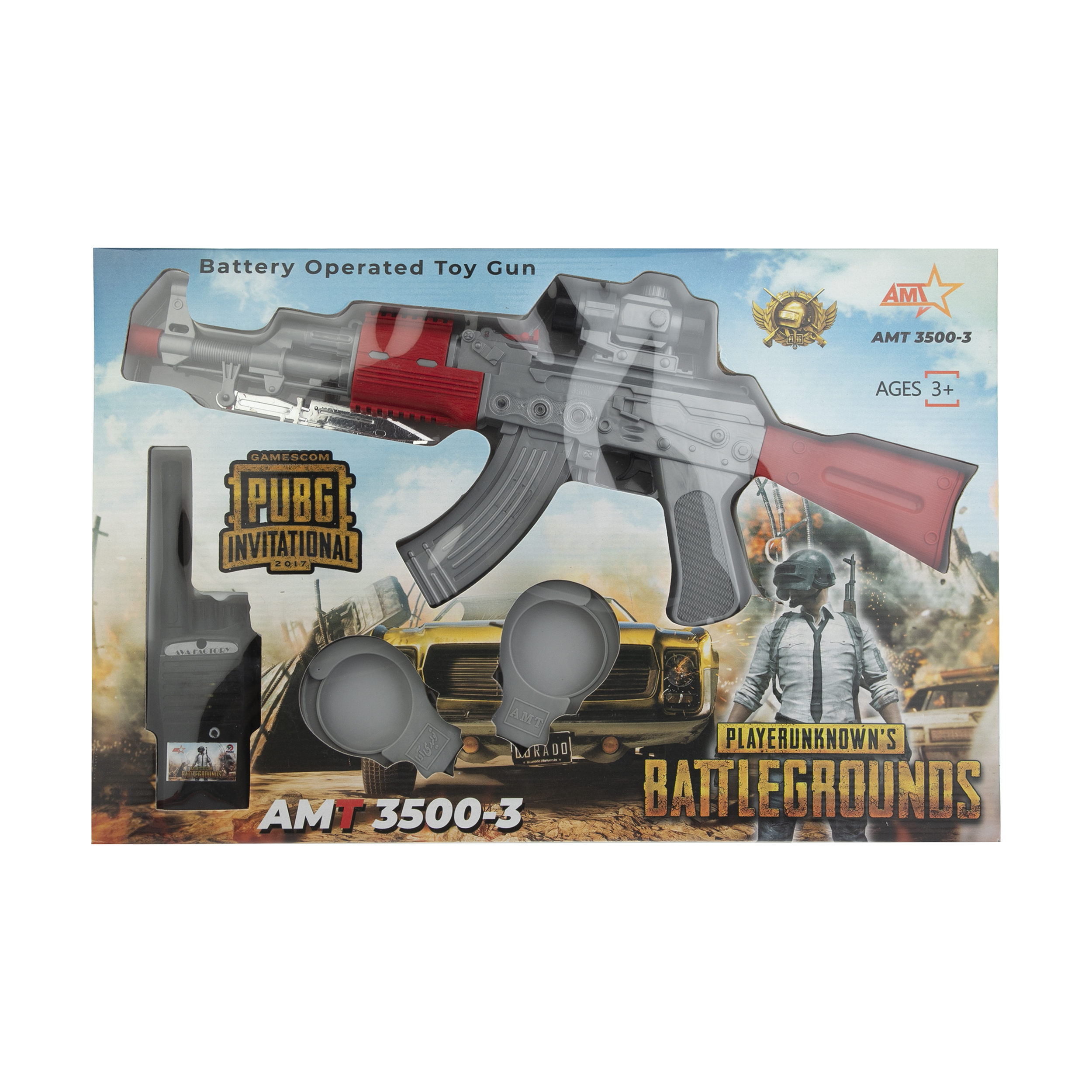 اسباب بازی جنگی آوا طرح BATTLEGROUNDS مدل AMT3500-3