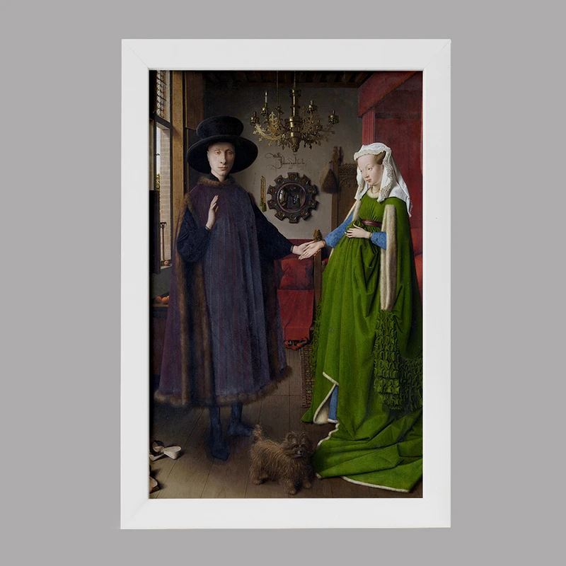 تابلو خندالو مدل پرتره آرنولفینی وان آیک کد 36835