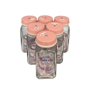 ست جا ادویه 6 پارچه نیلوفر مدل 7000