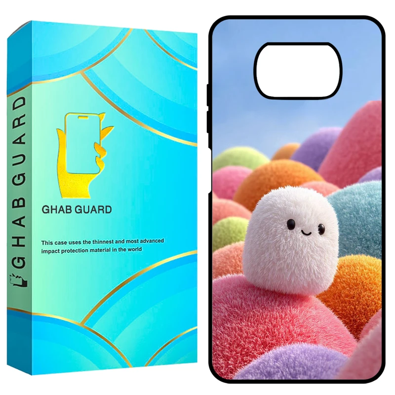 کاور قاب گارد طرح مارشملو مدل GCHPX3 مناسب برای گوشی موبایل شیائومی Poco X3 / X3 NFC / X3 Pro