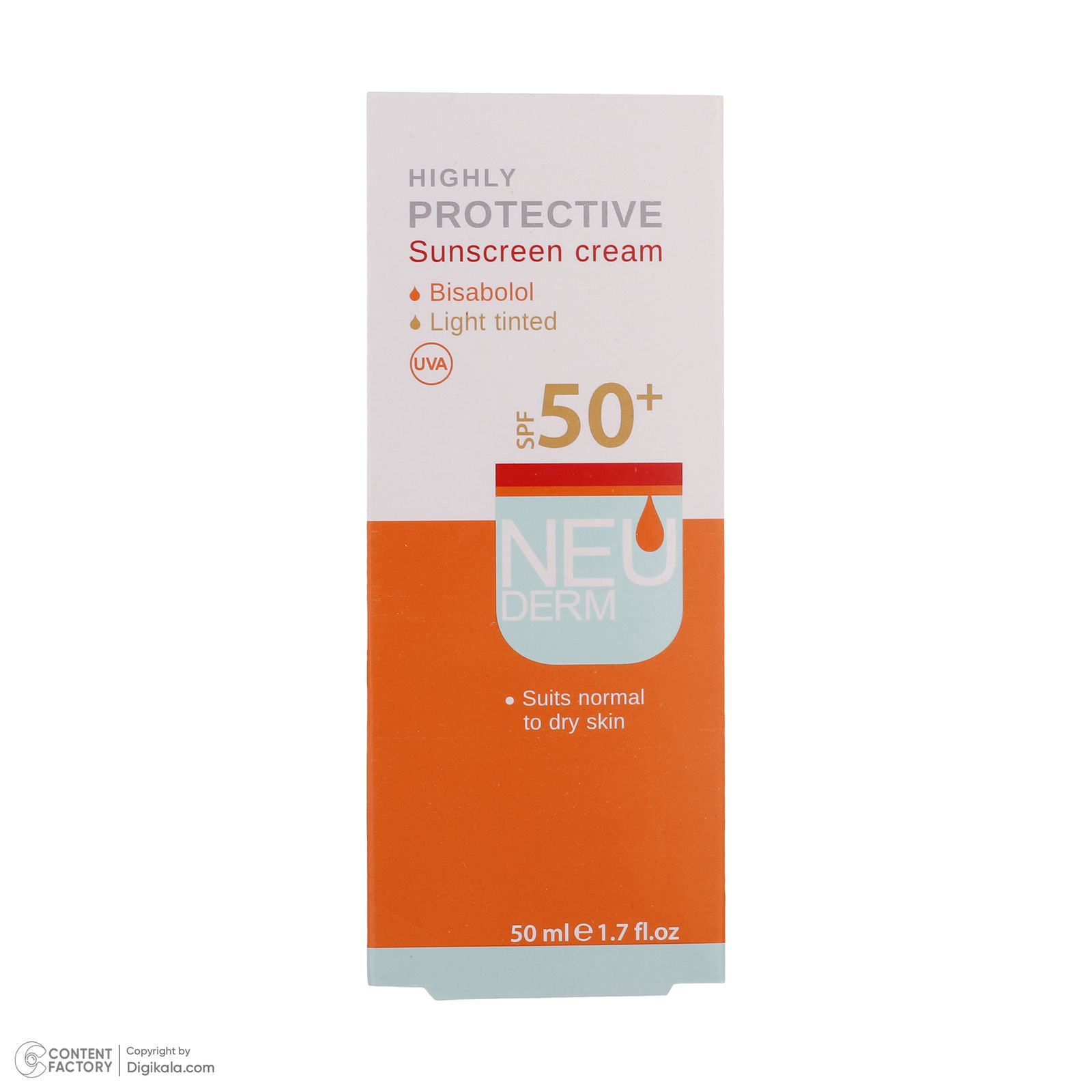 کرم ضدآفتاب نئودرم مدل Highly Protective SPF50، حجم 50 میلی‌لیتر -  - 4