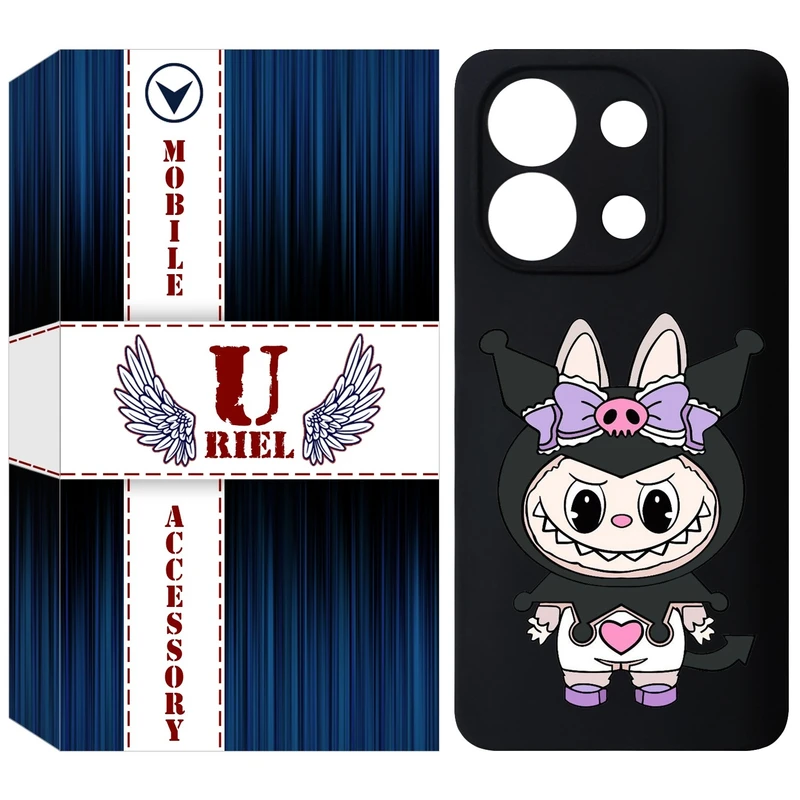 کاور یوریل مدل KSH کد 137 طرح عروسک لبوبو مناسب برای گوشی موبایل شیائومی Redmi Note 13 4G