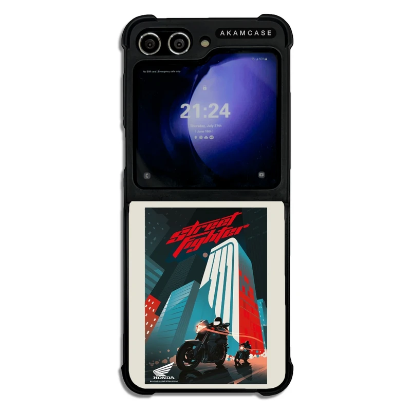 کاور آکام مدل AMC-WSGZFLIP5-MOTORCYCLE-20مناسب برای گوشی موبایل سامسونگ Galaxy Z Flip 5
