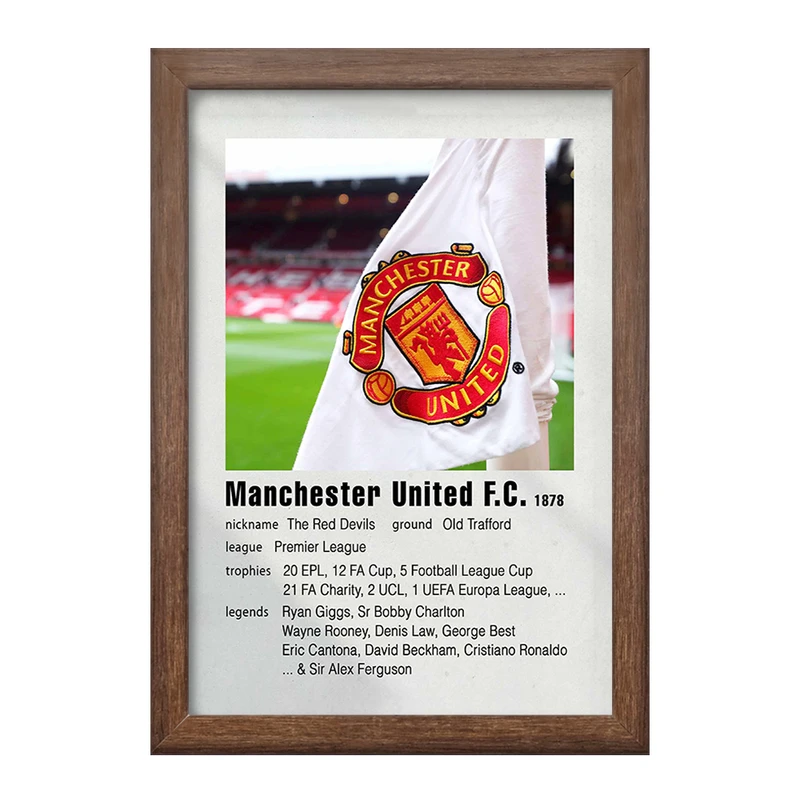 تابلو خندالو طرح منچستریونایتد (Manchester United) کد F11245
