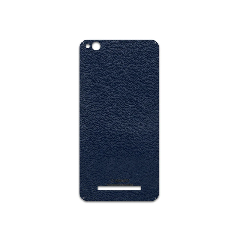برچسب پوششی ماهوت مدل Deep-Blue-Leather مناسب برای گوشی موبایل شیائومی Redmi 4A