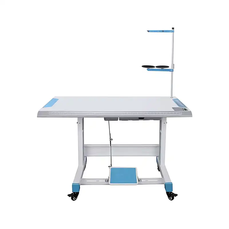 چرخ خیاطی صنعتی سردوز چهار نخ جک مدل C4 - به همراه میز و پایه