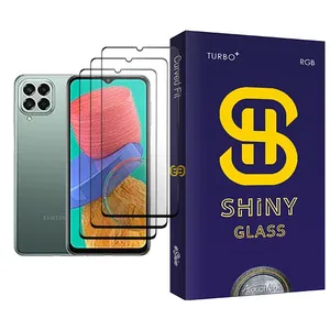Atouchbo Shiny Glass3 Ceramics Screen Protector For Samsung Galaxy M33 Pack Of 3