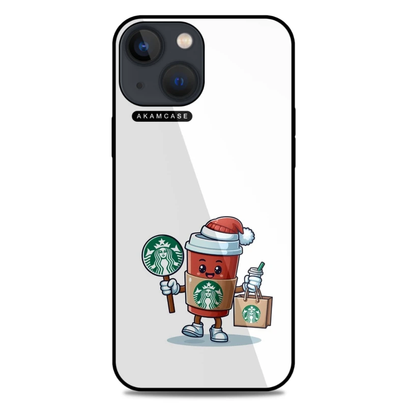 : کاور آکام مدل AMC-WA13M-STARBUCKS-32 مناسب برای گوشی موبایل اپل iPhone 13 Mini 