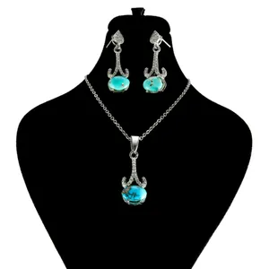 نیم ست نقره زنانه کد AV065