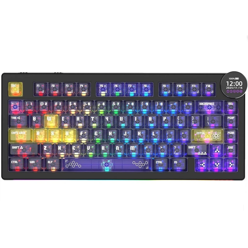 کیبورد بی سیم مخصوص بازی آجز مدل AK820 V2 PRO 8+8 K