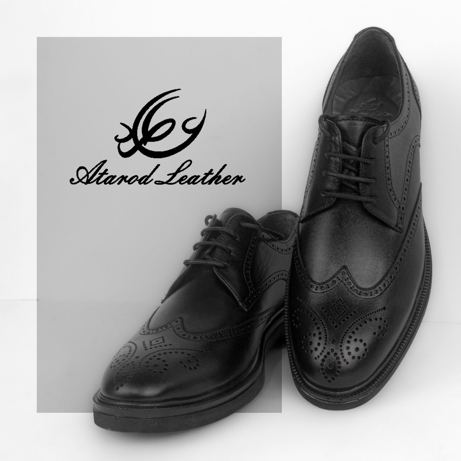 کفش مردانه چرم عطارد مدل SH10 -  - 6