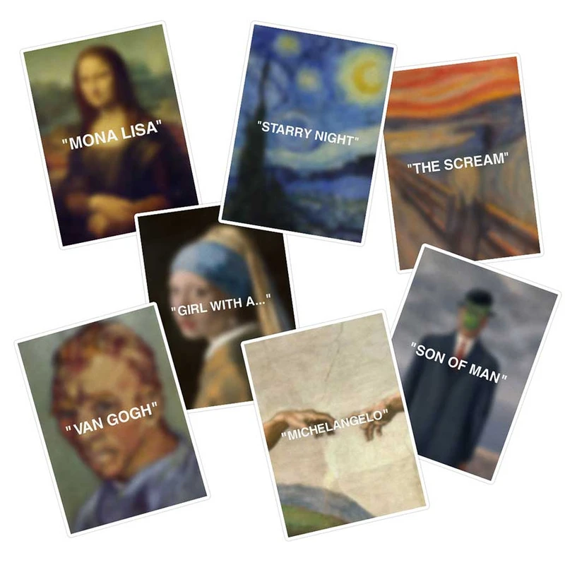    استیکر لپ تاپ ماسا دیزاین طرح painting کد SAM139 مجموعه 7 عددی