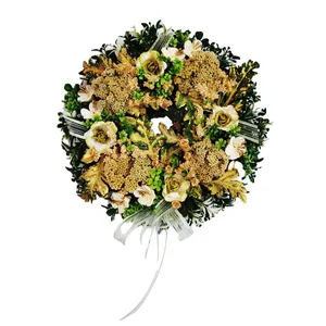 حلقه گل مصنوعی دکوفلاورز مدل green life