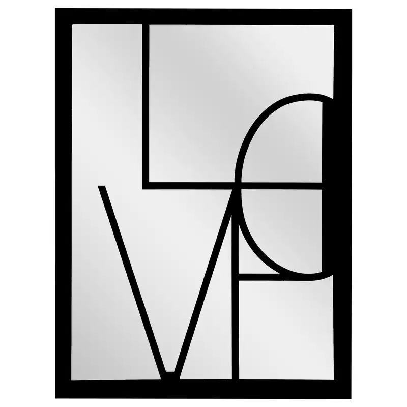 آینه الف طرح LOVE