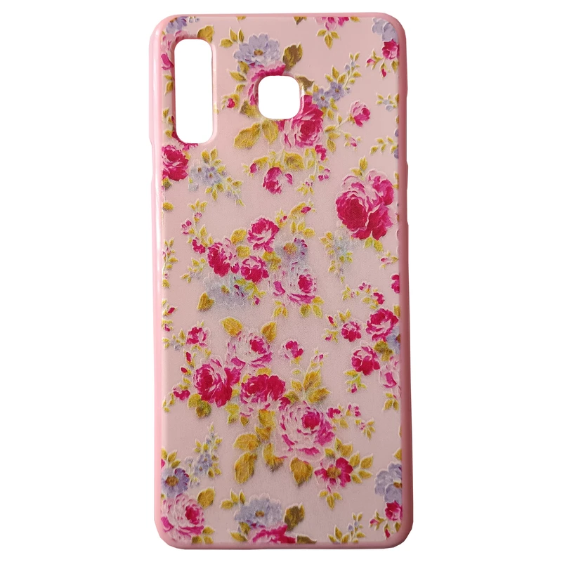 کاور مدل سیلیکونی کد 5-0 طرح گل مناسب برای گوشی موبایل سامسونگ Galaxy A8 Star