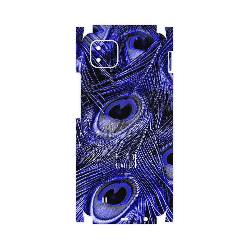 برچسب پوششی ماهوت مدل Purple Feather-FullSkin مناسب برای گوشی موبایل ریلمی C11 2021