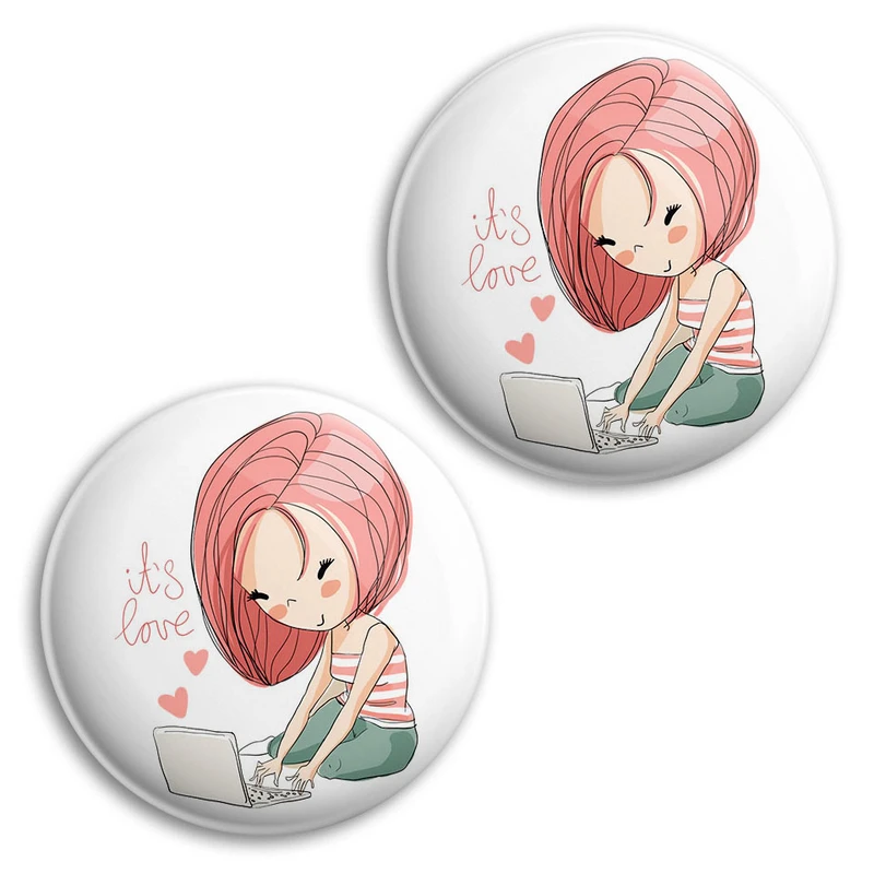مگنت پرمانه طرح cute کد pmag2.26689 مجموعه 2 عددی