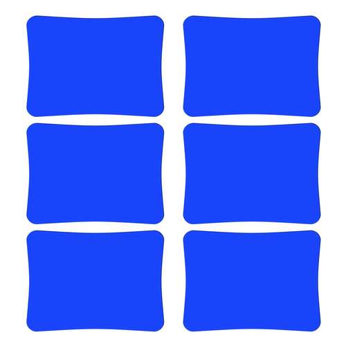 تخته چوب مدل کاردستی طرح ام دی اف یک رو کد B2030 بسته 6 عددی