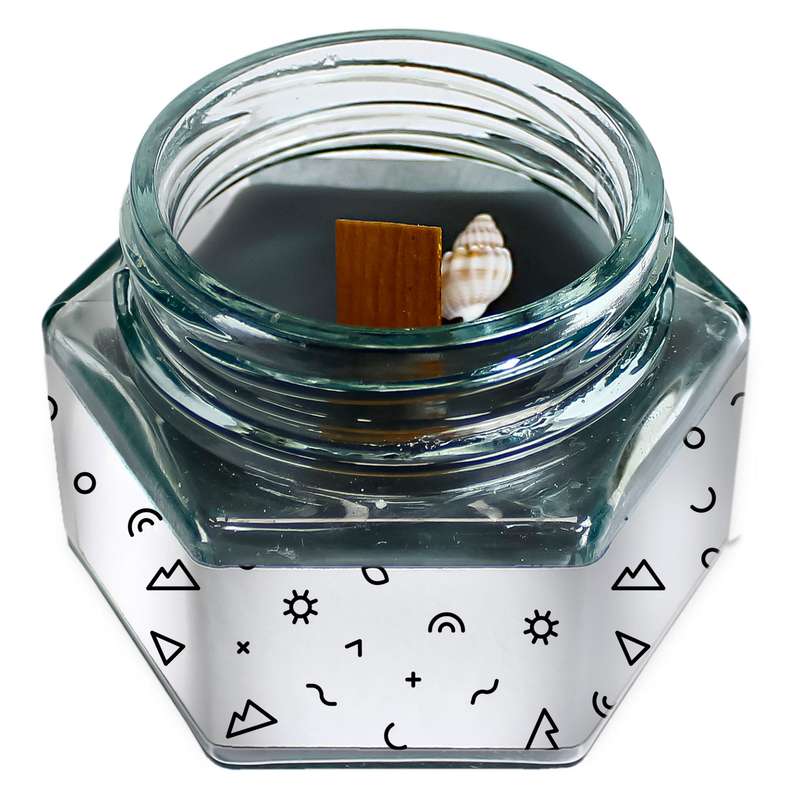 شمع لیوانی طرح مینیمال مدل DarlyC249